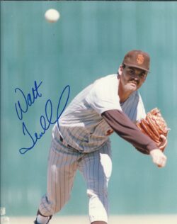 AUTOGRAPHED WALT TERRELL 8X10 San Diego Padres photo