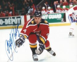 Autographed BRET HEDICAN 8X10 Florida Panthers Photo