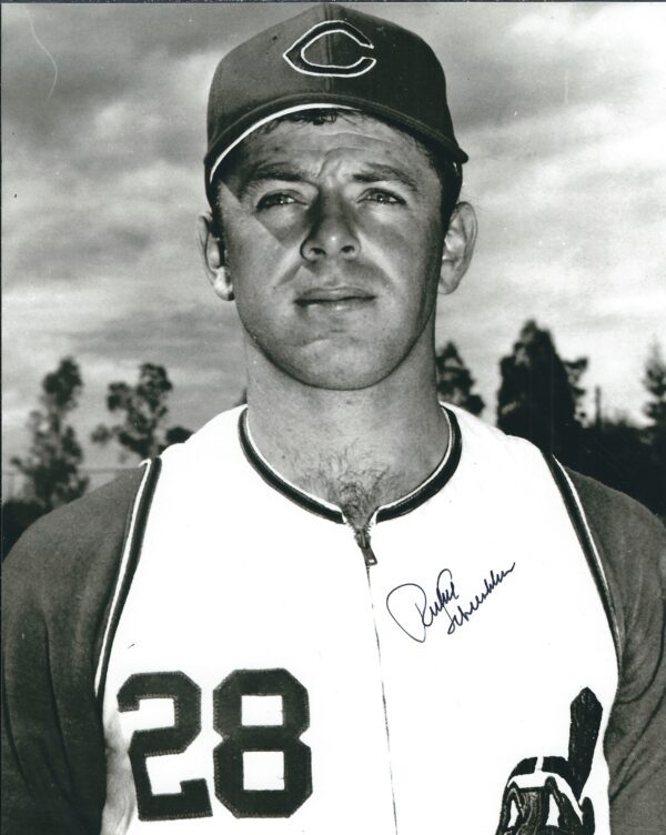 AUTOGRAPHED RICHIE SCHEINBLUM 8x10 Cleveland Indians Photo