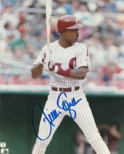 AUTOGRAPHED RICKY JORDAN 8X10 Philadelphia Phillies Photo