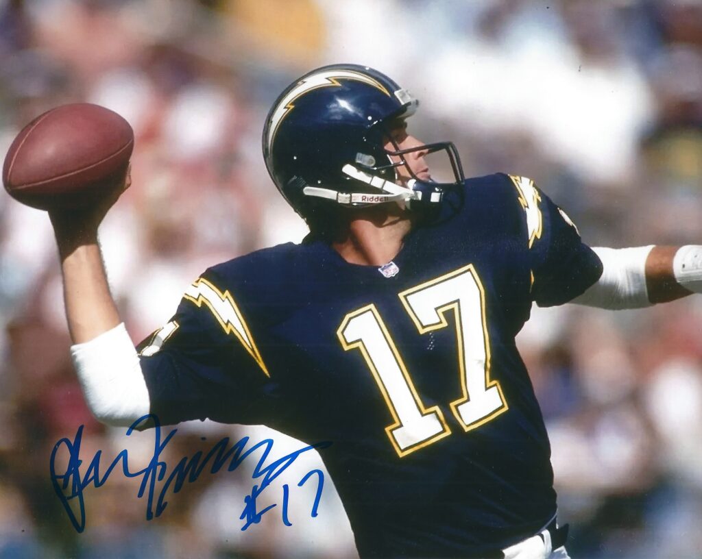 AUTOGRAPHED JOHN FRIESZ 8x10 San Diego Chargers Photo Main Line