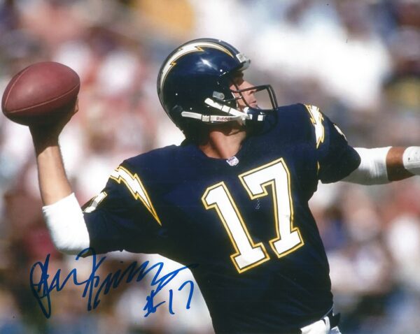 AUTOGRAPHED JOHN FRIESZ 8x10 San Diego Chargers Photo