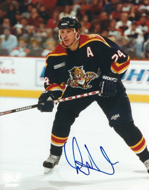 Autographed ROBERT SVEHLA 8X10 Florida Panthers Photo
