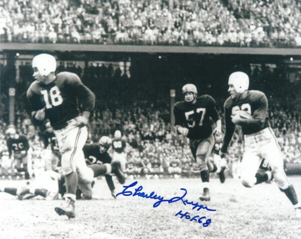 Autographed CHARLEY TRIPPI 8X10 Chicago Cardinals Photo