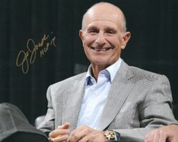 Autographed JEREMY JACOBS HOF 17 8X10 Boston Bruins Photo