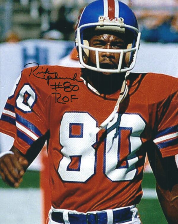 Autographed RICK UPCHURCH 8X10 Denver Broncos Photo
