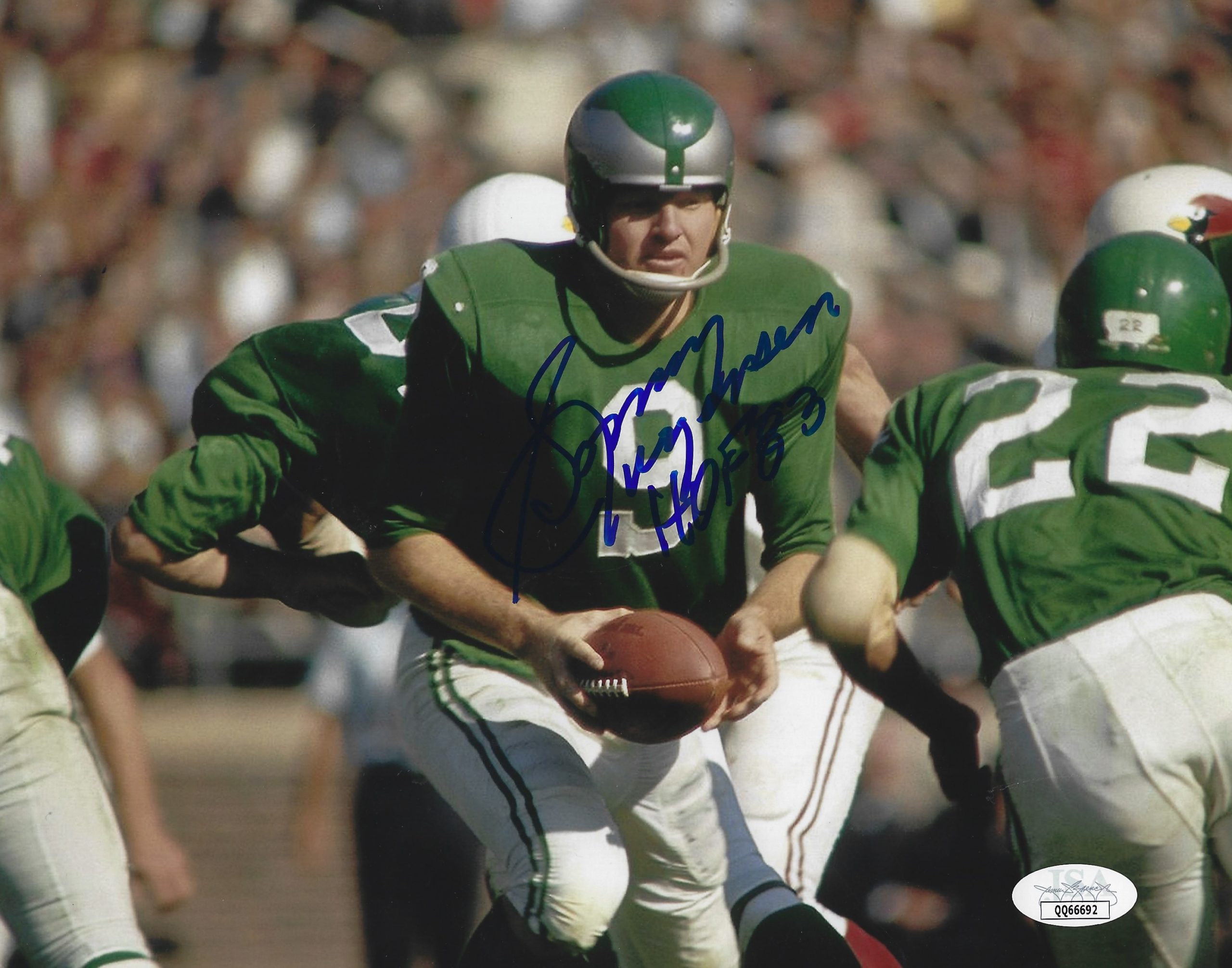 Sonny Jurgensen (Eagles)  Nfl football players, Nfl football, Football  players