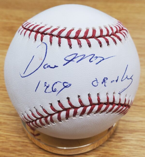 Autographed DAVE MAY "1969 Orioles" Official Major League Baseball