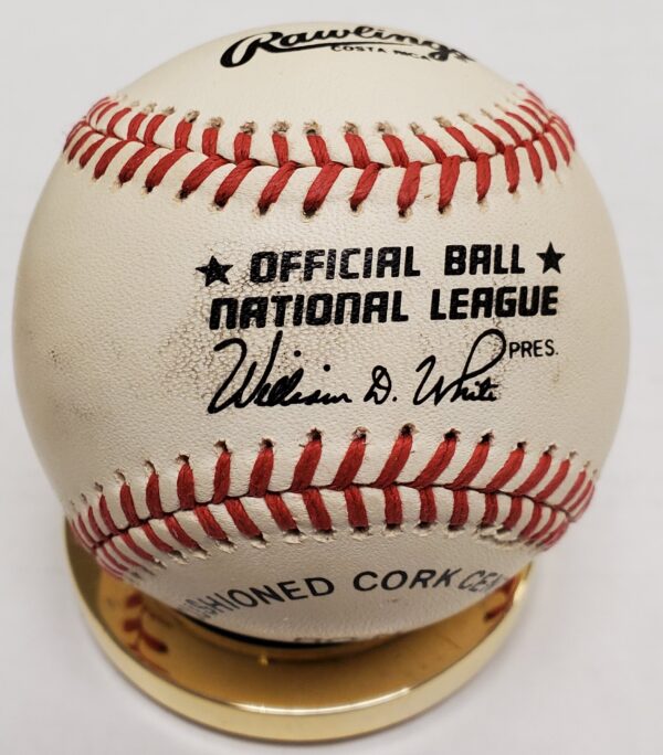 Autographed RAY BENGE Official National League Baseball - Image 2
