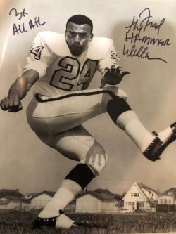 Autographed Fred"the Hammer" Williamson Oakland Raiders 11x14 Photo with COA