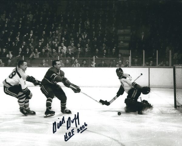 Autographed DICK DUFF 8x10 Montreal Canadiens Photo