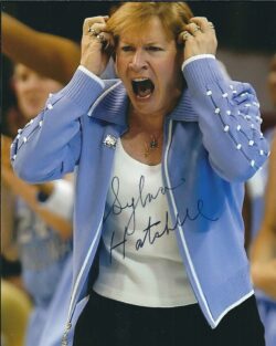 Autographed SYLVIA HATCHELL 8X10 North Carolina Tar Heels photo