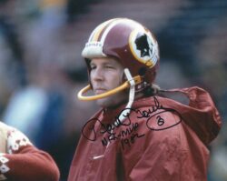Autographed MARK MOSELEY 8x10 Washington Redskins Photo