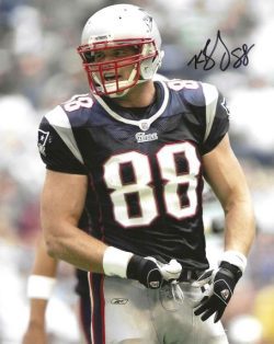 Autographed KYLE BRADY 8X10 New England Patriots photo