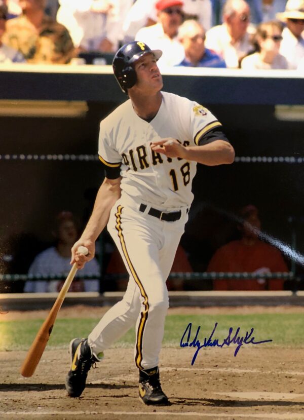 Autographed Andy Van Slyke Pittsburgh Pirates11x14 Photo