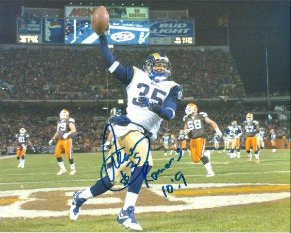 AUTOGRAPHED AENEAS WILLIAMS 8x10 St Louis Rams Photo