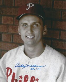 AUTOGRAPHED BOBBY MALKMUS 8X10 Philadelphia Phillies Photo