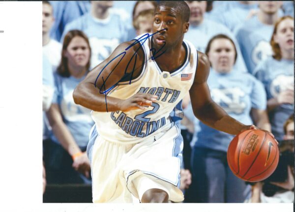 Autographed RAYMOND FELTON 8X10 UNC Tar Heel Photo