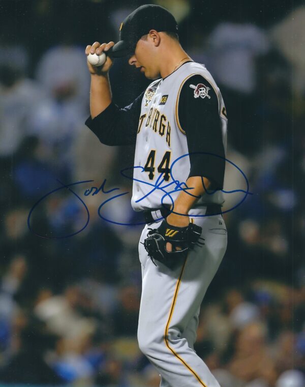 AUTOGRAPHED JOSH SHARPLESS 8x10 Pittsburgh Pirates photo
