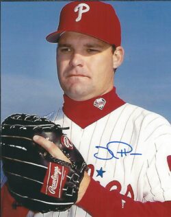 AUTOGRAPHED JEFF PATTERSON 8x10 Philadelphia Phillies Photo