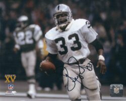 Autographed KENNY KING 8X10 Oakland Raiders photo