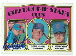 Autographed BURT HOOTON 1972 Topps Card