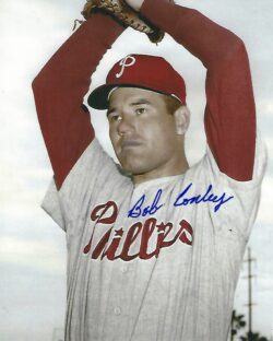 AUTOGRAPHED BOB CONLEY 8X10 Philadelphia Phillies photo