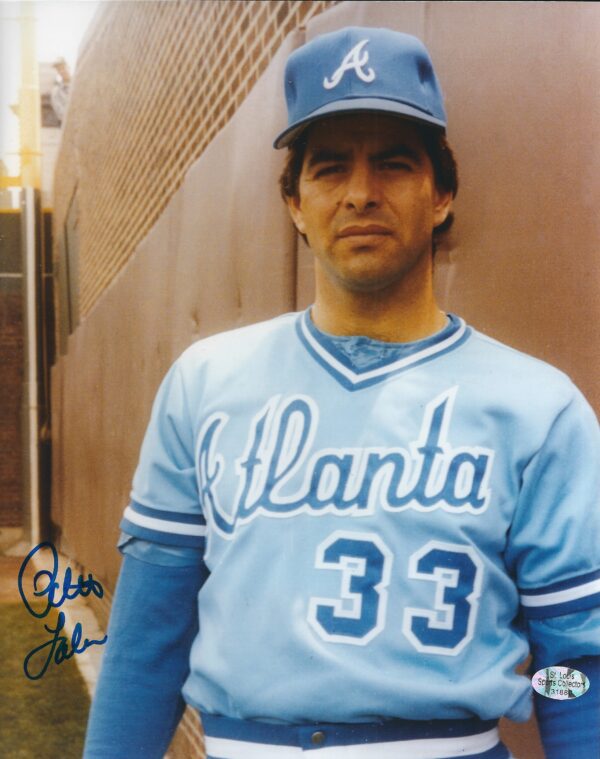 AUTOGRAPHED PETE FALCONE 8X10 Atlanta Braves photo