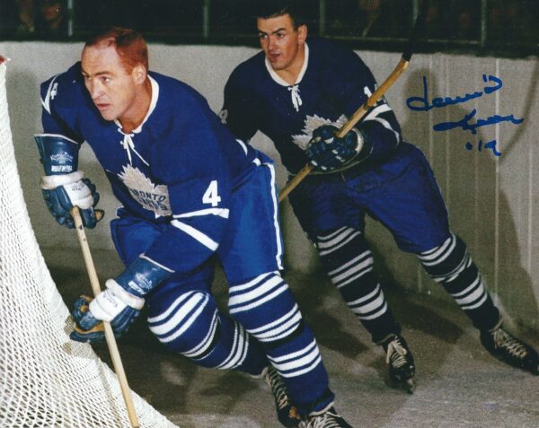 Autographed DAVE KEON 8X10 Toronto Maple Leafs Photo