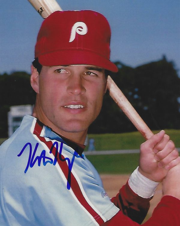 AUTOGRAPHED KEITH HUGHES 8x10 Philadelphia Phillies Photo