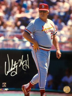 Autographed Whitey Herzoz St. Louis Cardinals 11x14 Photo