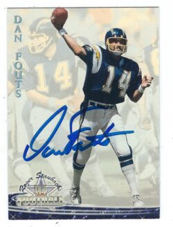 Autographed Dan Fouts San Diego Chargers 1994 Ted Williams Card