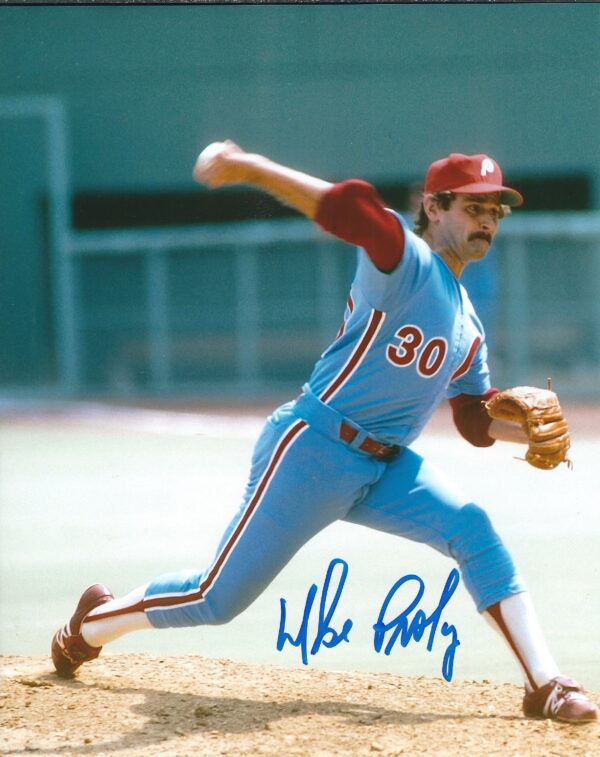 AUTOGRAPHED Mike Proly 8x10 Philadelphia Phillies Photo