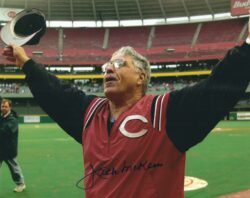 AUTOGRAPHED JACK MCKEON 8X10 Cincinnati Reds photo