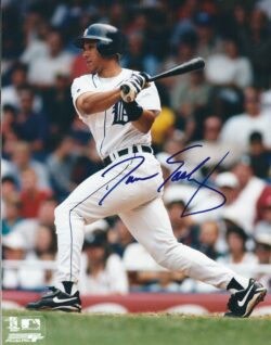 AUTOGRAPHED DAMION EASLEY 8x10 Detroit Tigers photo