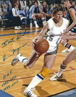 Autographed ANN MEYERS 8X10 UCLA photo
