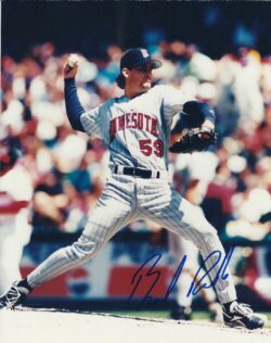 AUTOGRAPHED BRAD RADKE 8x10 Minnesota Twins photo