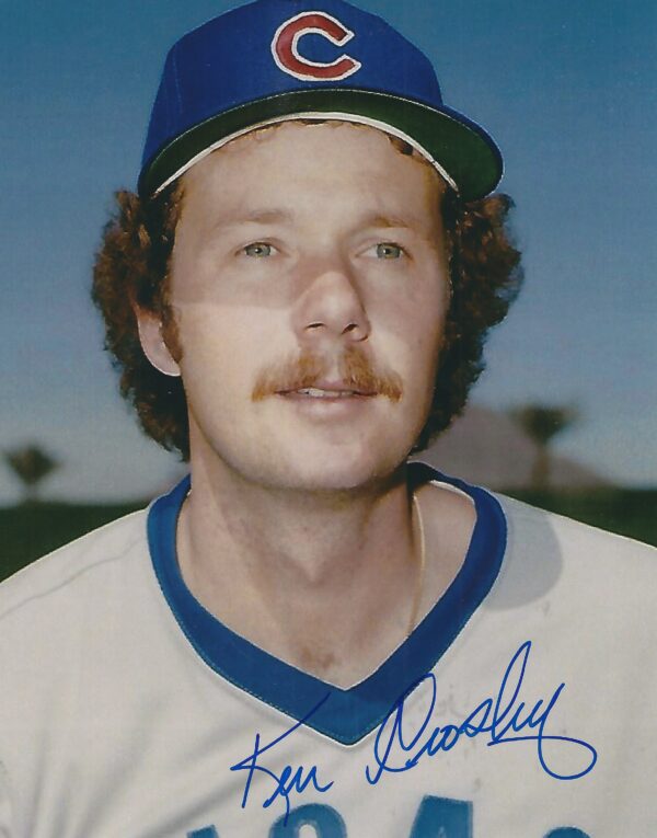 AUTOGRAPHED KEN CROSBY 8X10 Chicago Cubs Photo