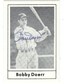 Autographed BOBBY DOERR 1978 Grand Slam card