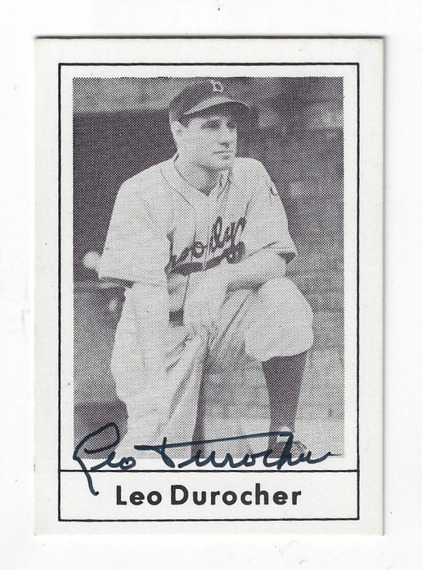 Autographed LEO DUROCHER 1978 Grand Slam card