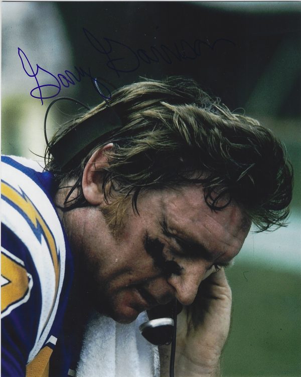 Autographed GARY GARRISON 8X10 San Diego Chargers Photo