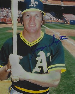AUTOGRAPHED JIMMY SEXTON 8x10 Oakland A's Photo