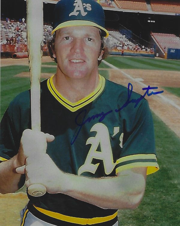 AUTOGRAPHED JIMMY SEXTON 8x10 Oakland A's Photo