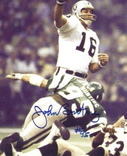 Autographed JOHN BUNTING 8X10 Philadelphia Eagles Photo