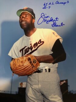 Autographed Jim "Mudcat" Grant Minnesota Twins 11x14 Photo