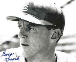 AUTOGRAPHED GEORGE KERNEK 8x10 St. Louis Cardinals Photo