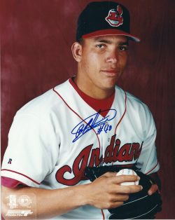 AUTOGRAPHED  BARTOLO COLON 8X10 Cleveland Indians photo