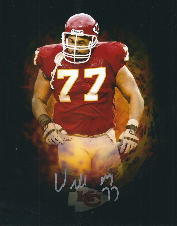 Autographed WILLIE ROAF 8X10 Kansas City Chiefs Photo