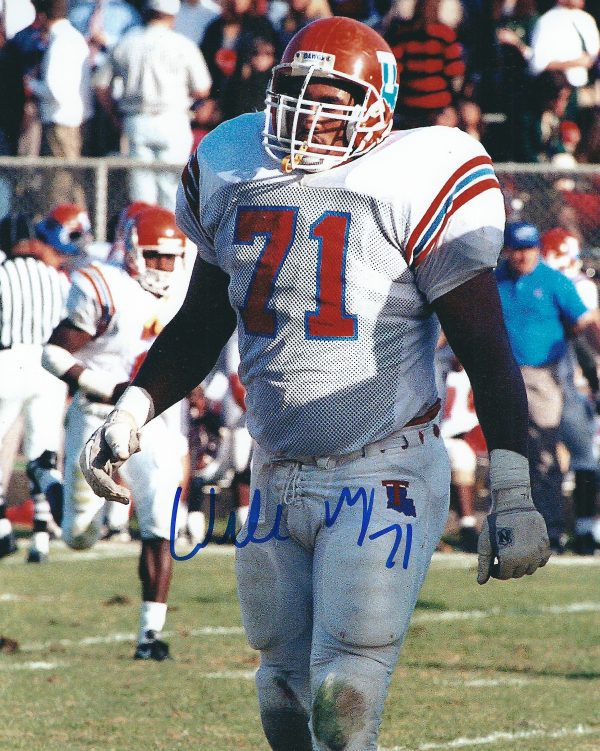 Autographed WILLIE ROAF 8X10 Kansas City Chiefs Photo