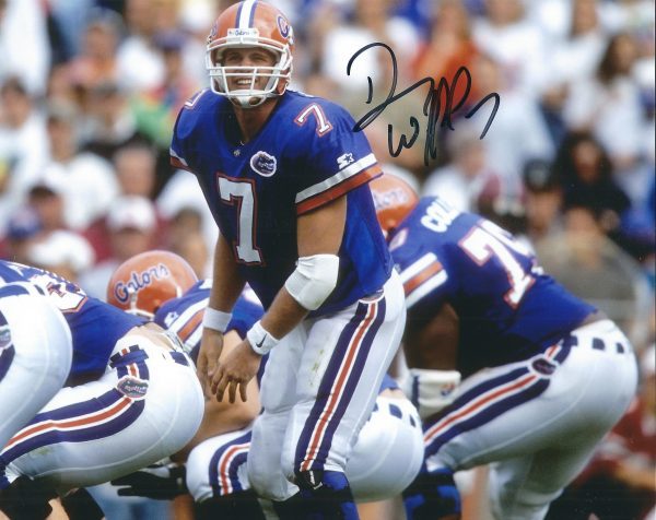 Autographed DANNY WUERFFEL  8x10 University of Florida Photo